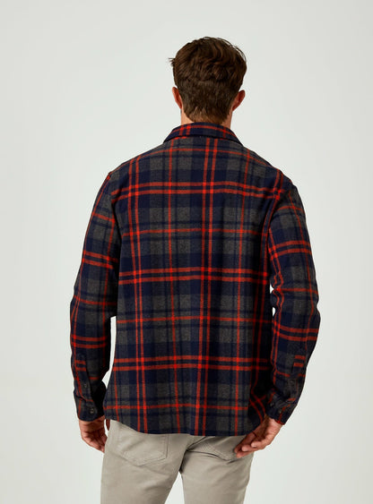 7Diamonds Generation Plaid Long Sleeve Shirt