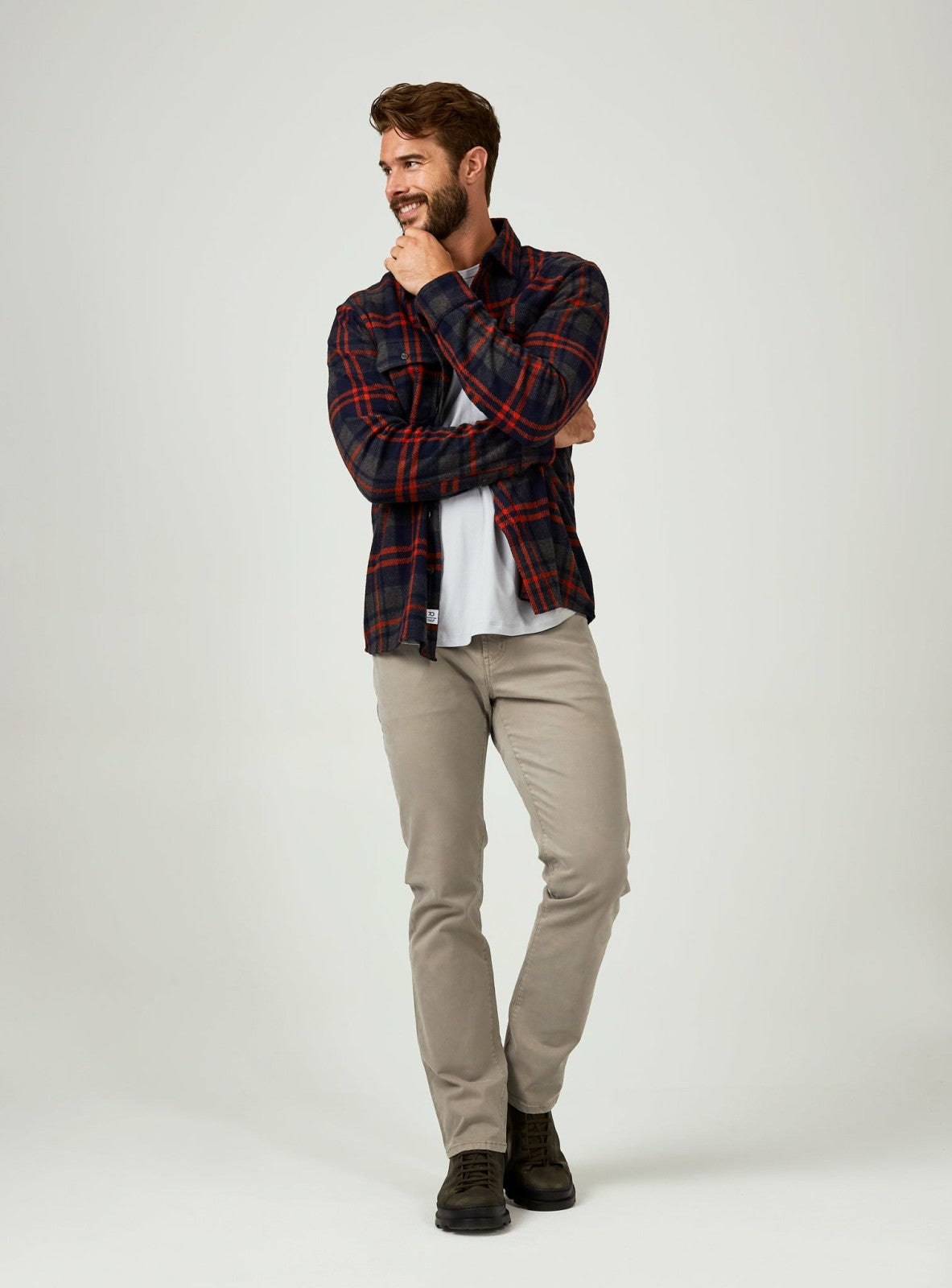 7Diamonds Generation Plaid Long Sleeve Shirt