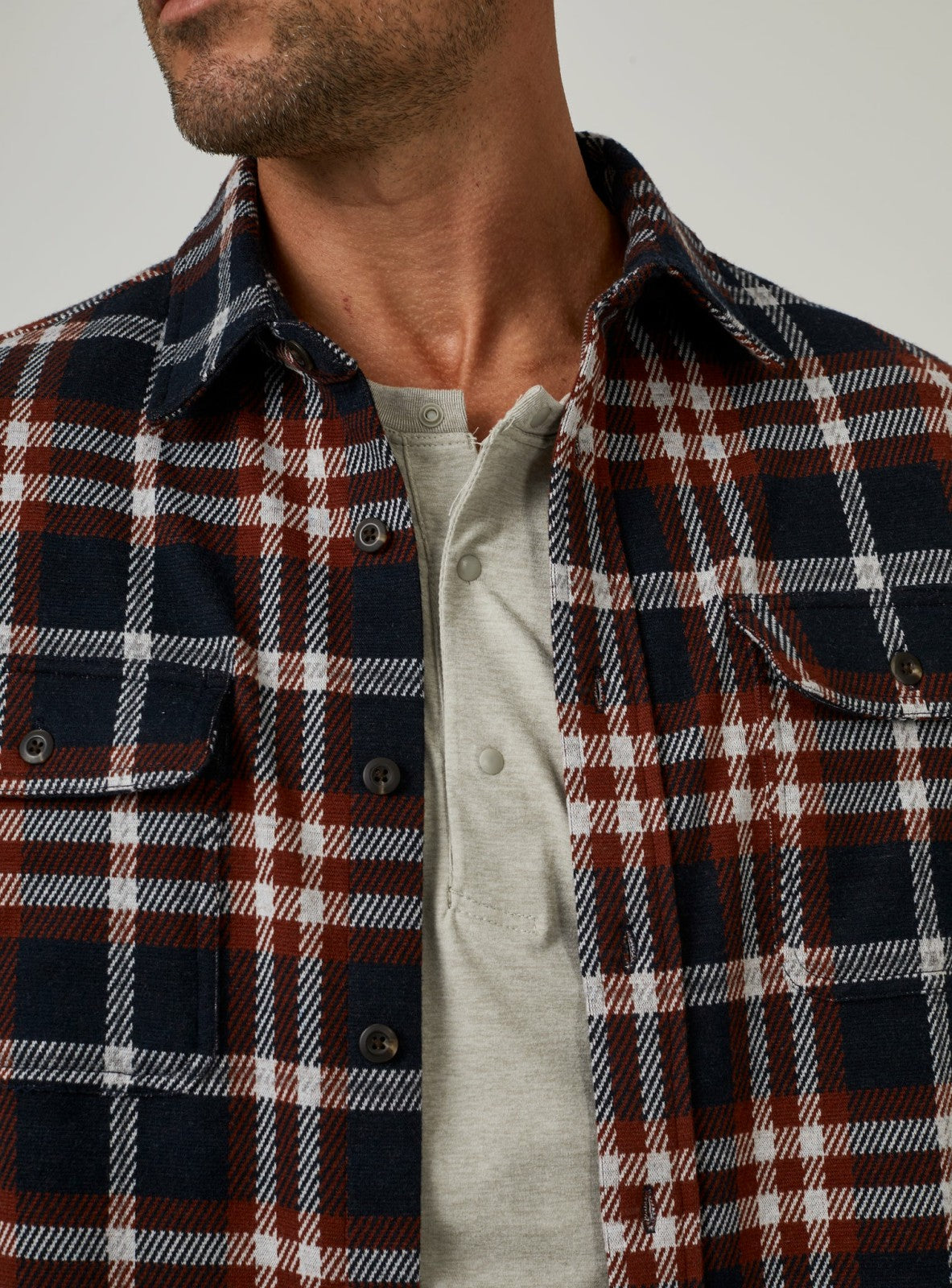 7Diamonds Generation Plaid Long Sleeve Shirt