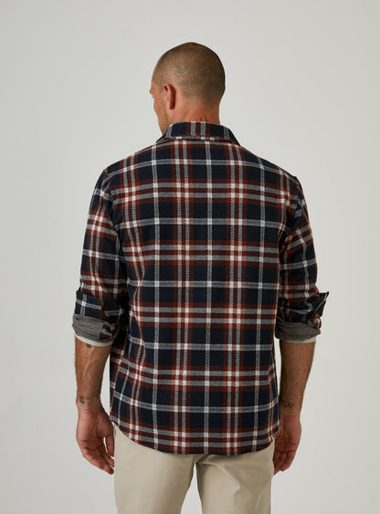 7Diamonds Generation Plaid Long Sleeve Shirt