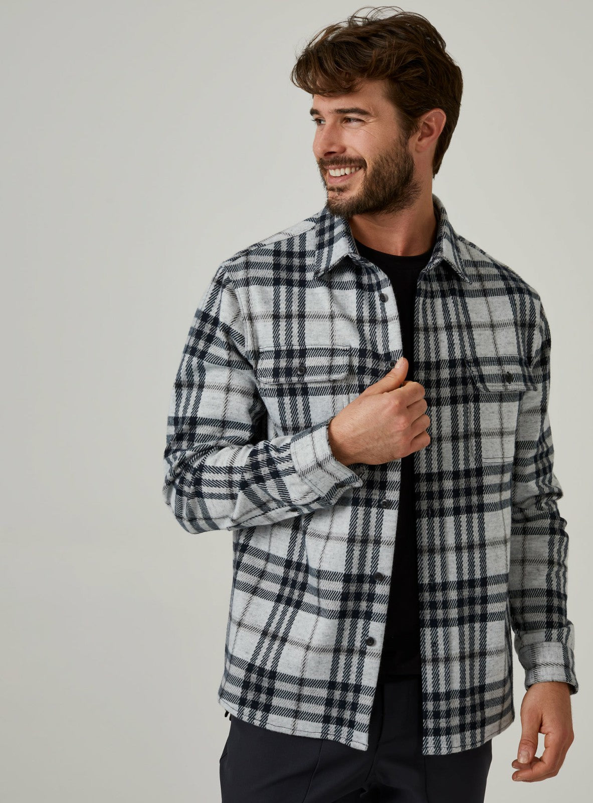 7Diamonds Generation Plaid Long Sleeve Shirt