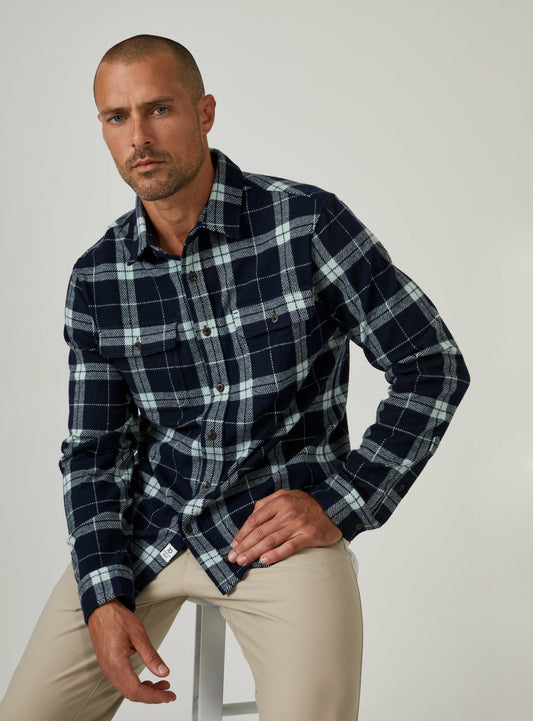 7Diamonds Generation Plaid Long Sleeve Shirt