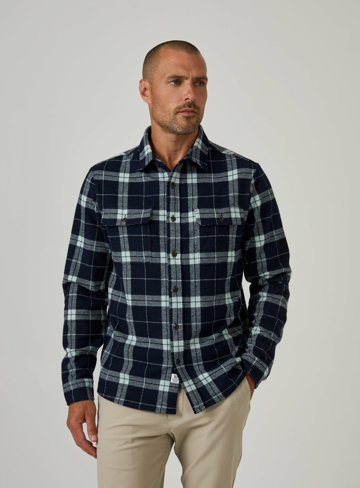 7Diamonds Generation Plaid Long Sleeve Shirt