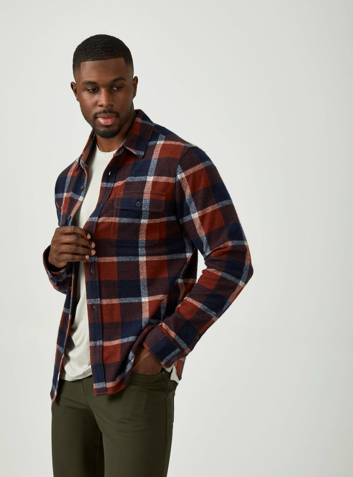 7Diamonds Generation Plaid Long Sleeve Shirt