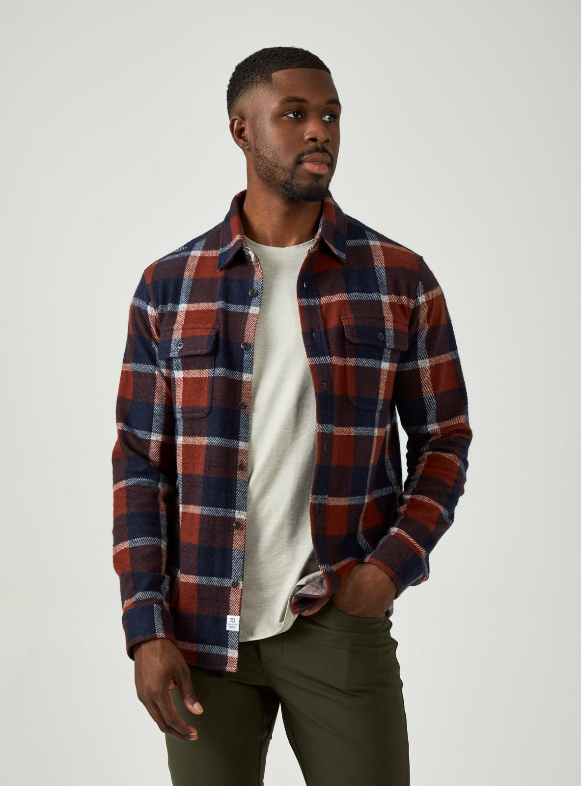 7Diamonds Generation Plaid Long Sleeve Shirt
