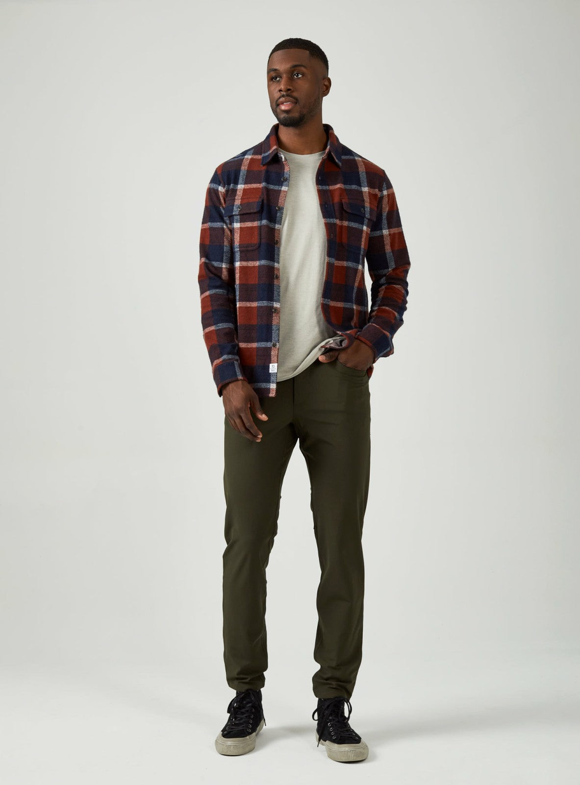 7Diamonds Generation Plaid Long Sleeve Shirt