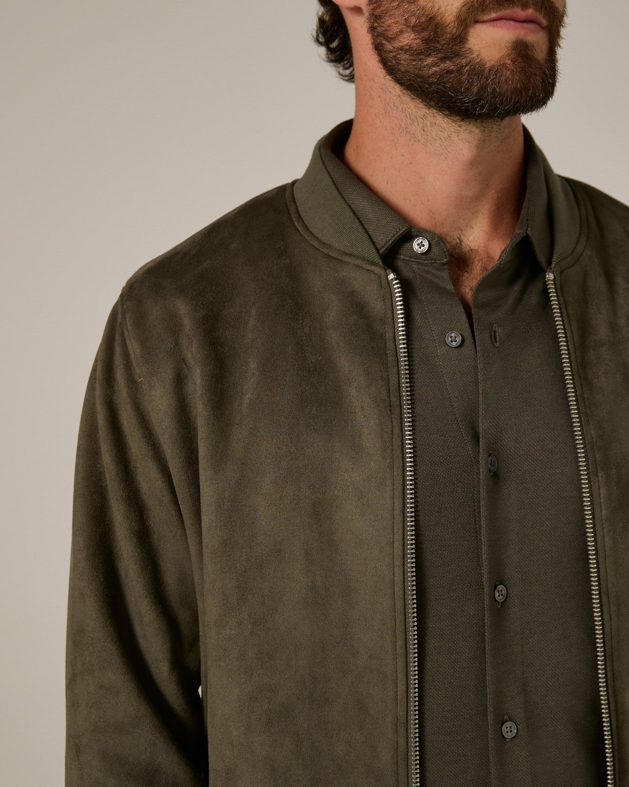 7Diamonds Evolution Suede Bomber