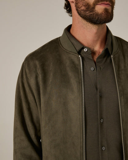 7Diamonds Evolution Suede Bomber