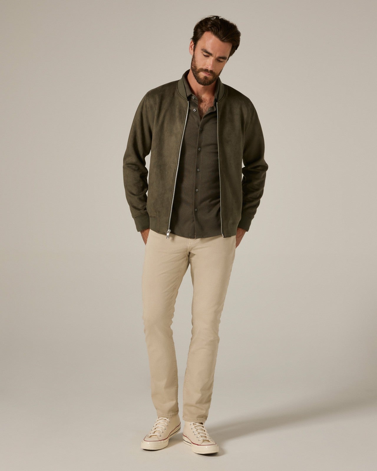7Diamonds Evolution Suede Bomber