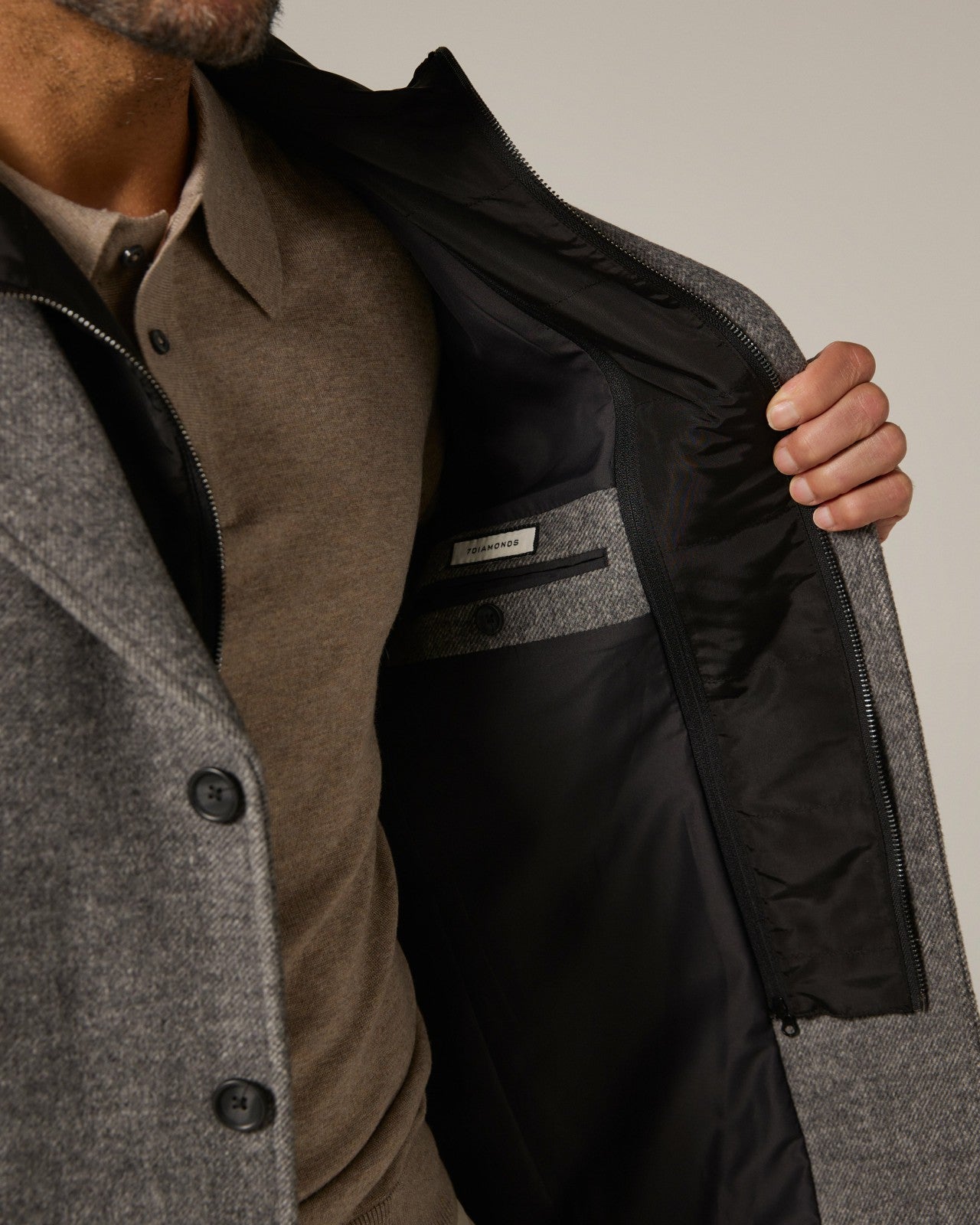 7Diamonds The Borough Overcoat