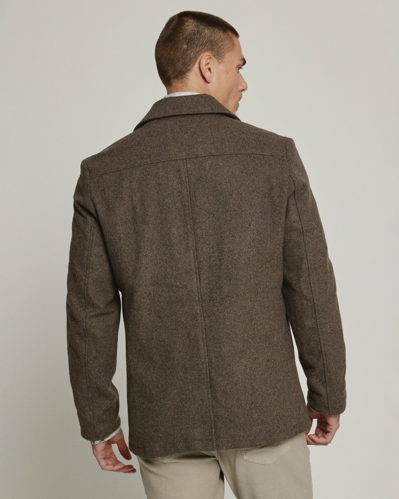 7Diamonds Generation Wool Peacoat