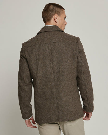7Diamonds Generation Wool Peacoat