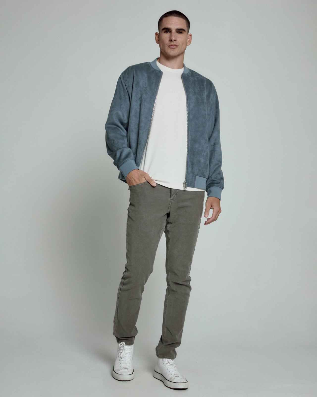 7Diamonds Evolution Suede Bomber