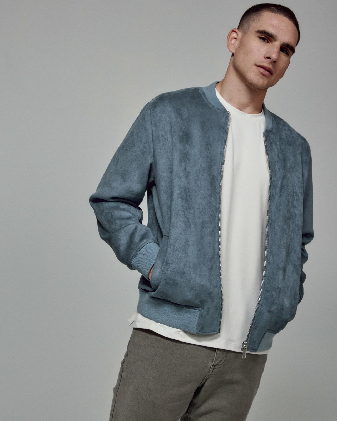 7Diamonds Evolution Suede Bomber
