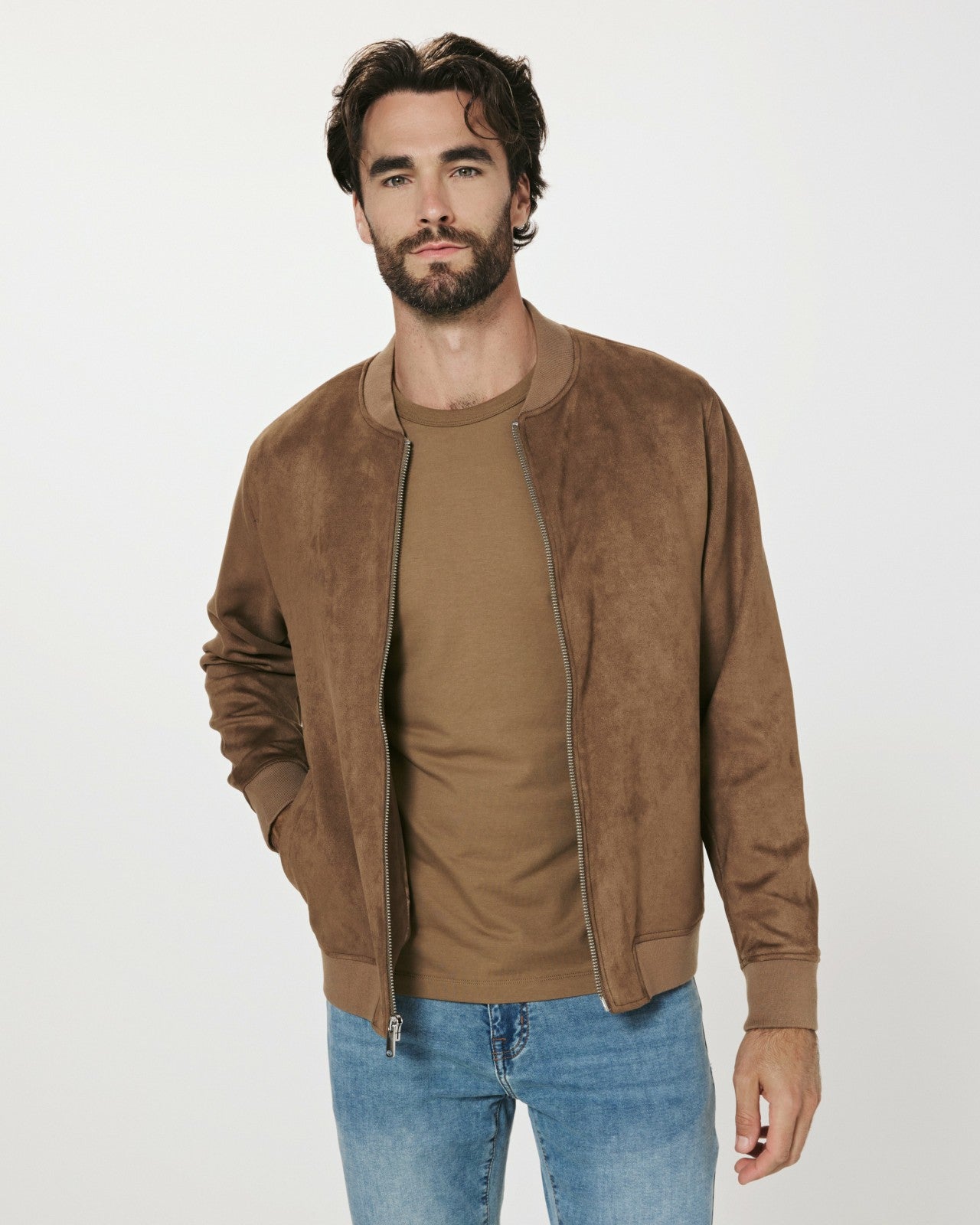 7Diamonds Evolution Suede Bomber
