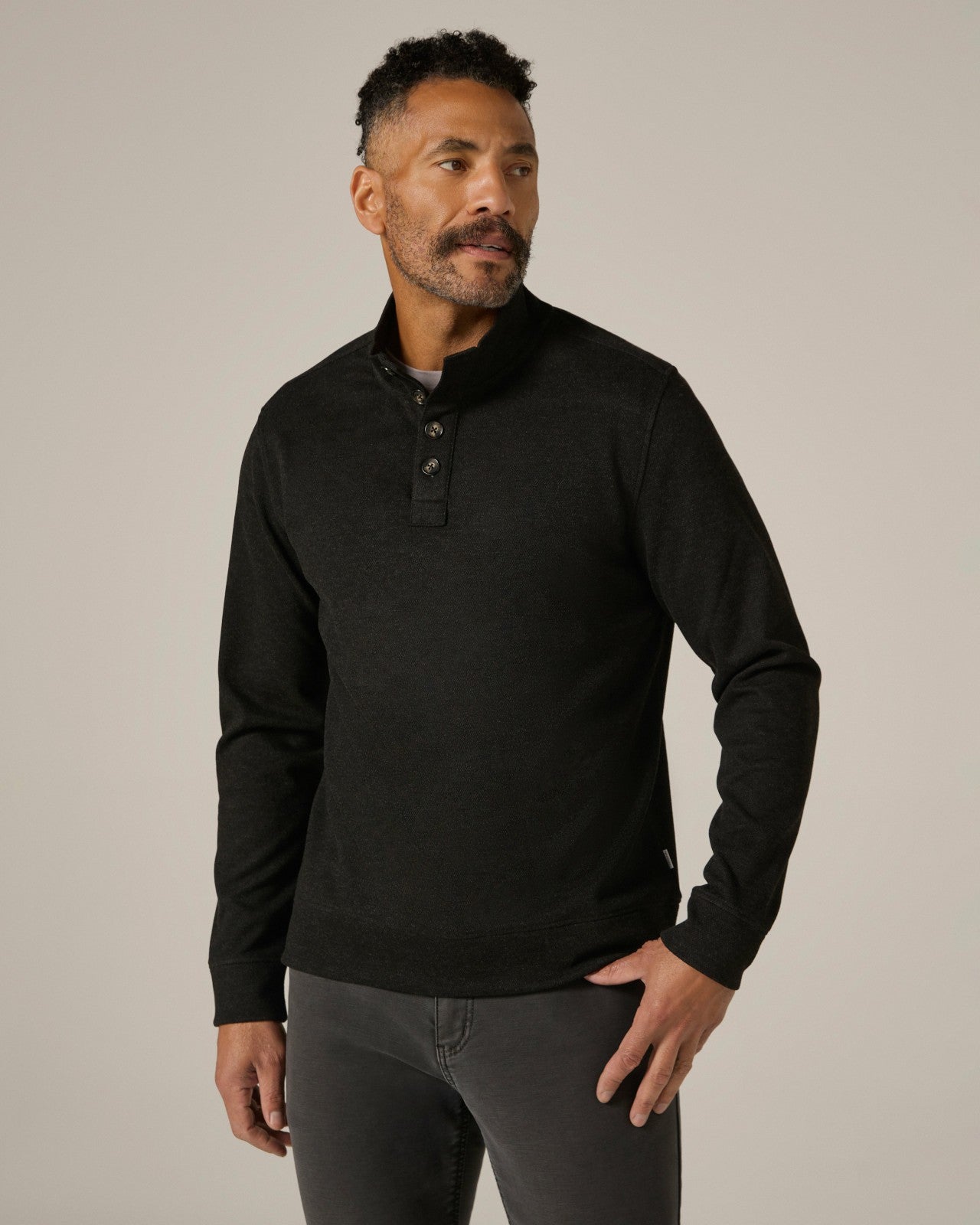 7Diamonds Stratton Textured Pullover