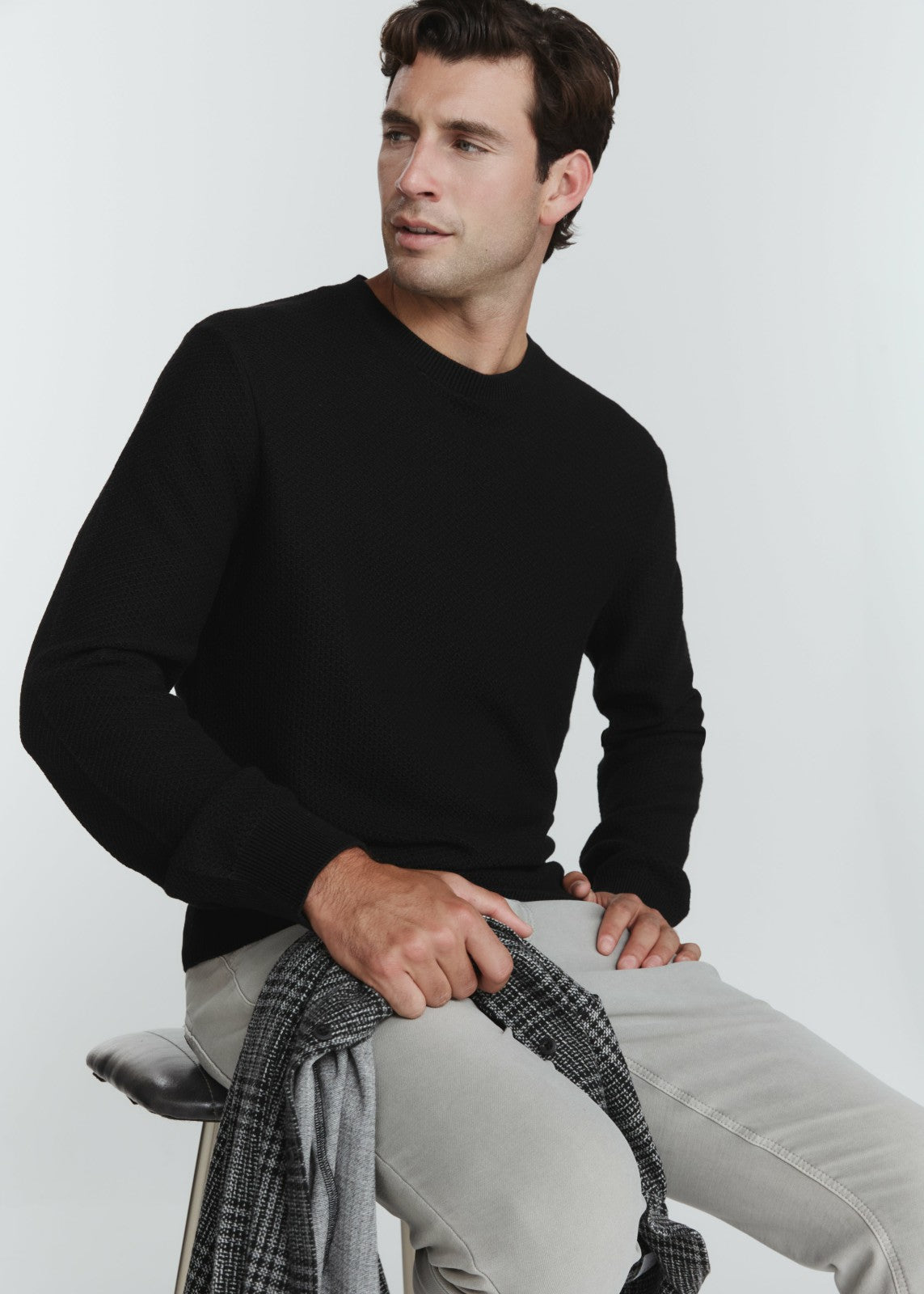 7Diamonds Brentwood Knit Crew Neck Sweater