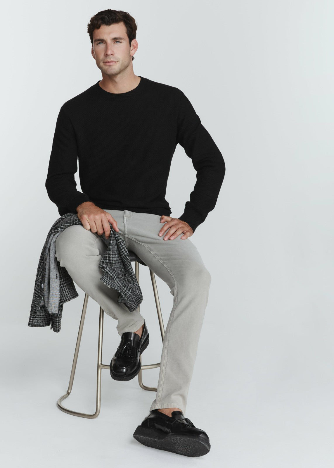 7Diamonds Brentwood Knit Crew Neck Sweater