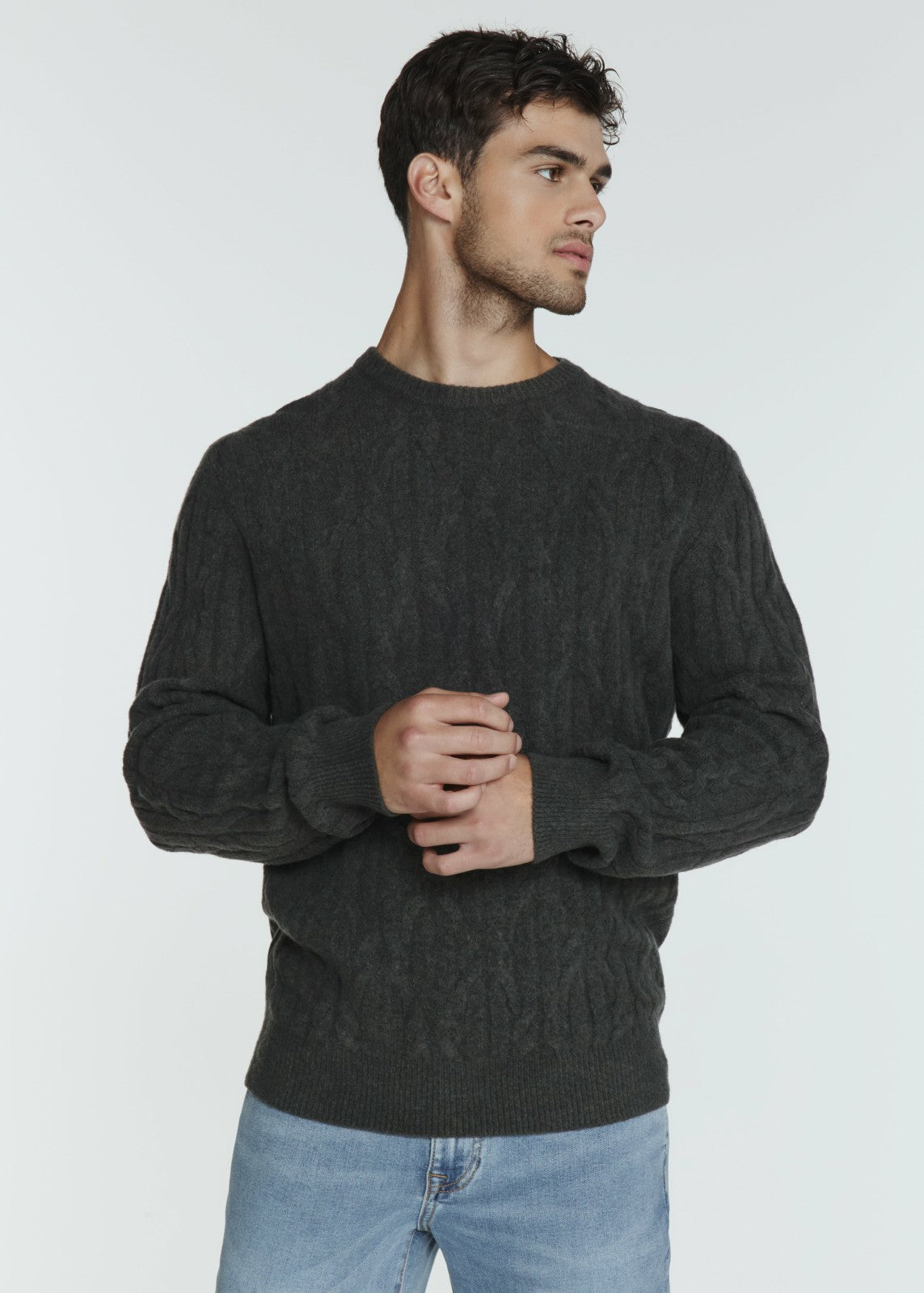 7Diamonds Norwood Cable Knit Sweater