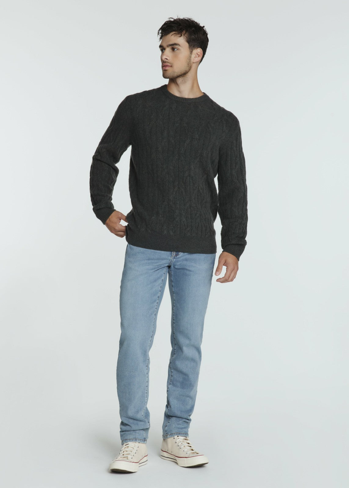 7Diamonds Norwood Cable Knit Sweater