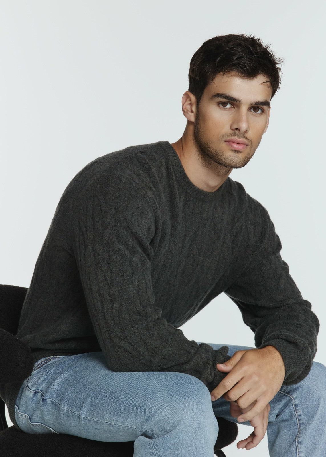 7Diamonds Norwood Cable Knit Sweater