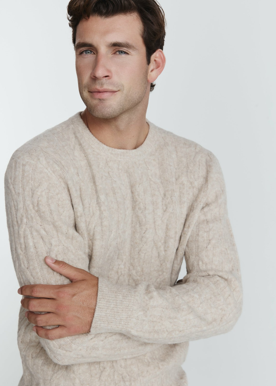 7Diamonds Norwood Cable Knit Sweater