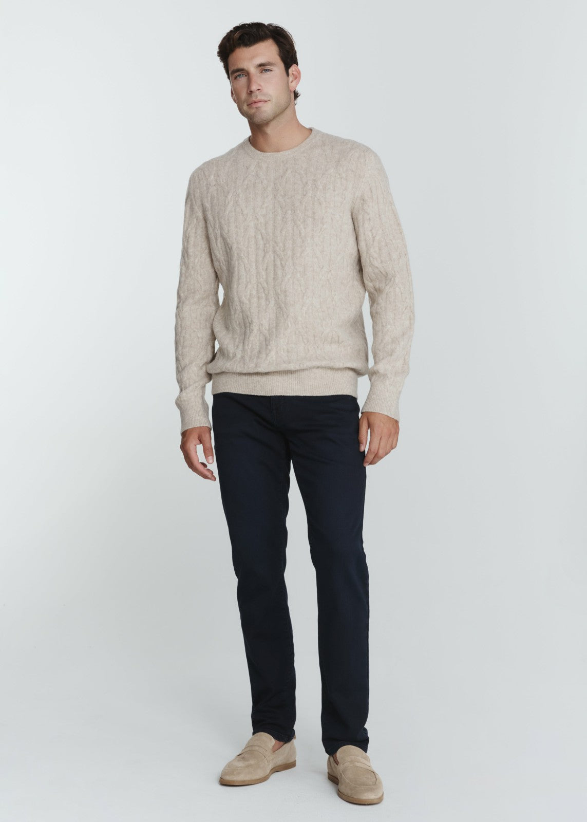 7Diamonds Norwood Cable Knit Sweater