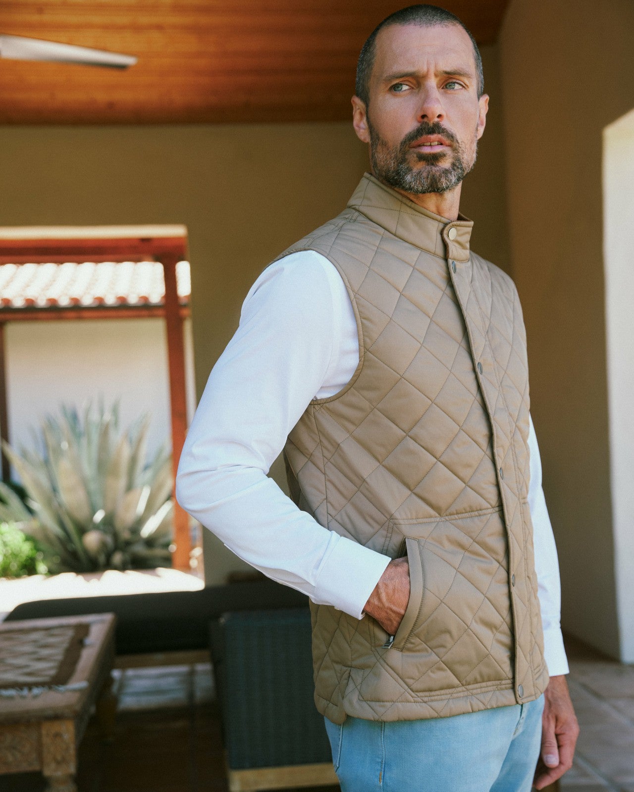 7Diamonds Crest Quilted Vest