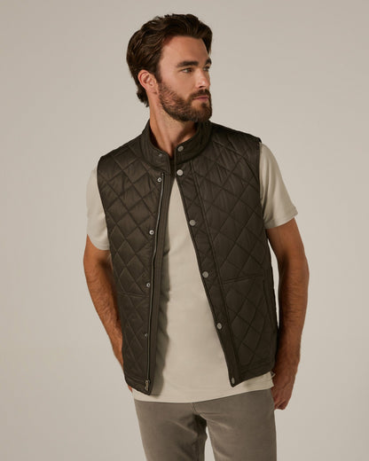 7Diamonds Crest Quilted Vest