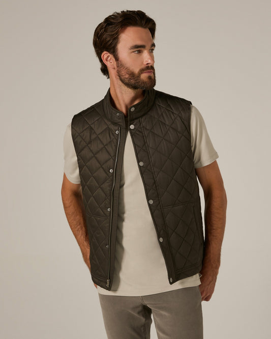 7Diamonds Crest Quilted Vest