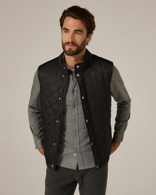 7Diamonds Crest Quilted Vest