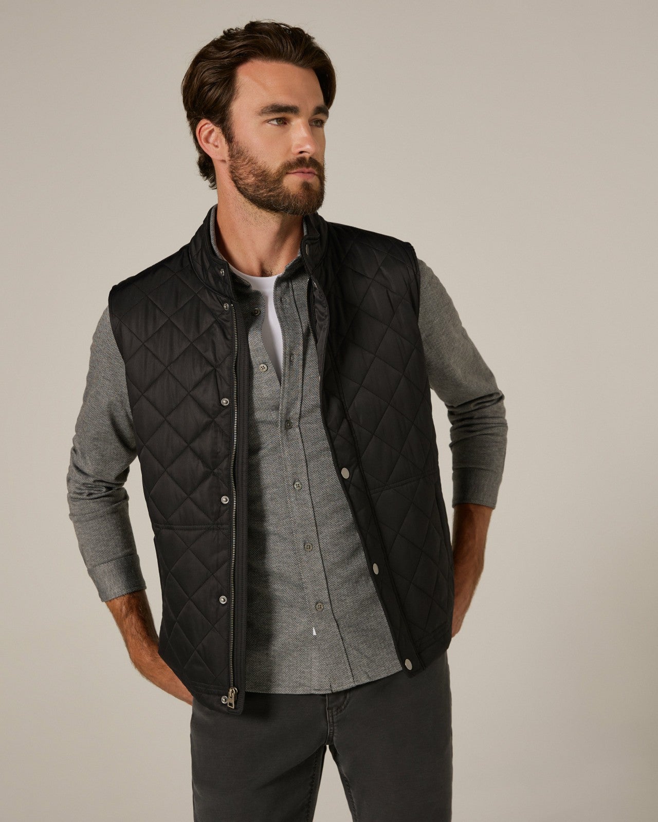 7Diamonds Crest Quilted Vest