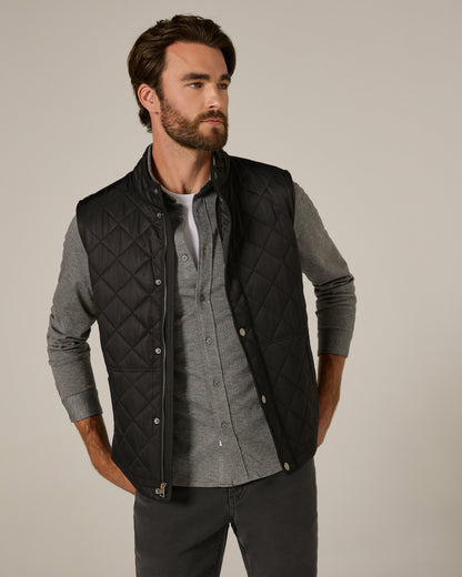 7Diamonds Crest Quilted Vest