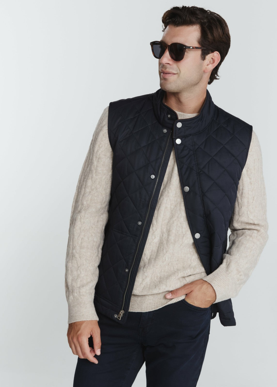 7Diamonds Crest Quilted Vest