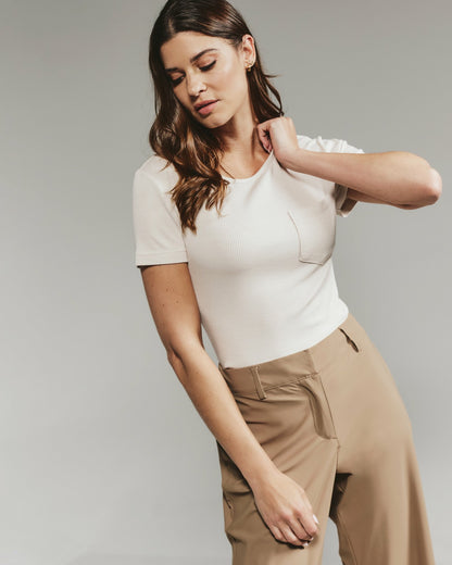 7Diamonds Modal Ribbed Pocket Tee