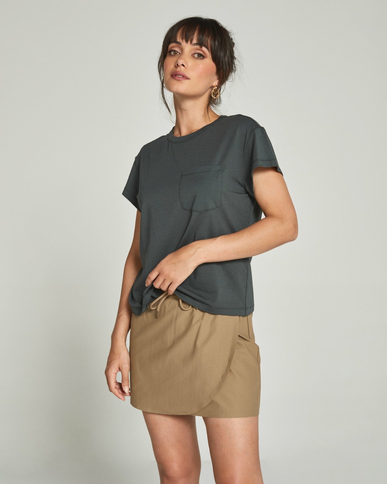 7Diamonds 7DIAMONDS |Modal Relaxed Pocket Tee