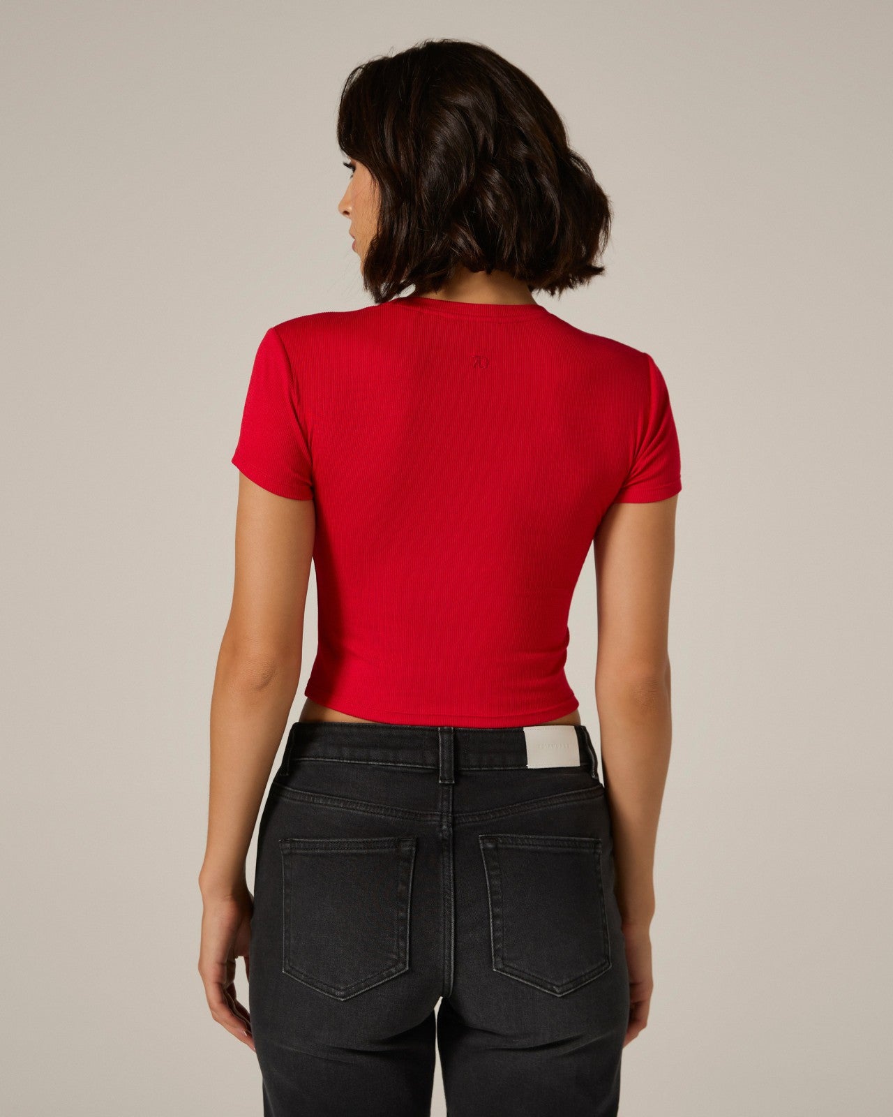 7Diamonds Core Ribbed Crop Tee