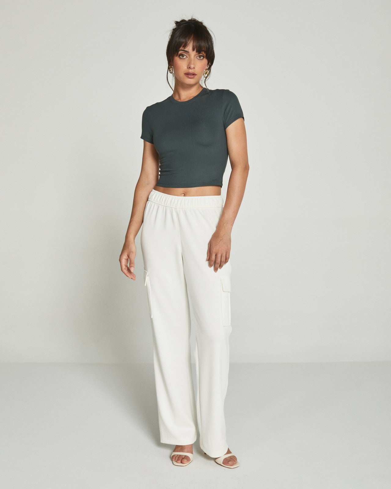 7Diamonds Core Ribbed Crop Tee
