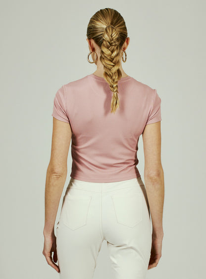 7Diamonds Core Ribbed Crop Tee