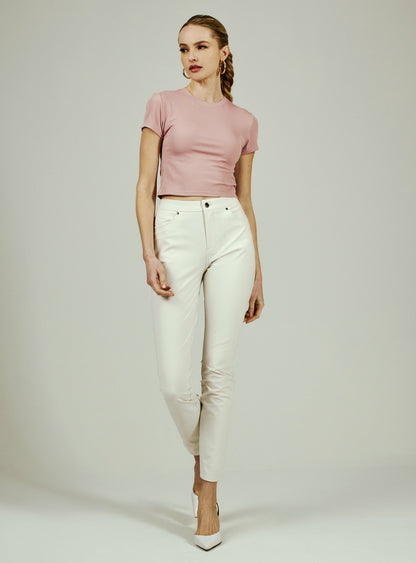 7Diamonds Core Ribbed Crop Tee