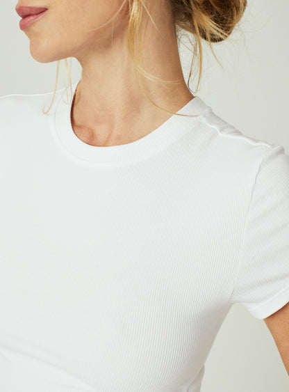 7Diamonds Core Ribbed Crop Tee