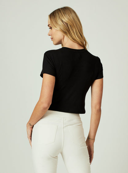 7Diamonds Core Ribbed Crop Tee