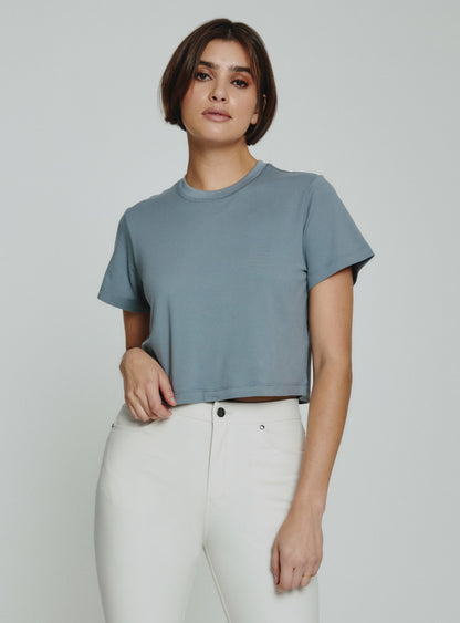 7Diamonds Core Relaxed Crop Crew Tee