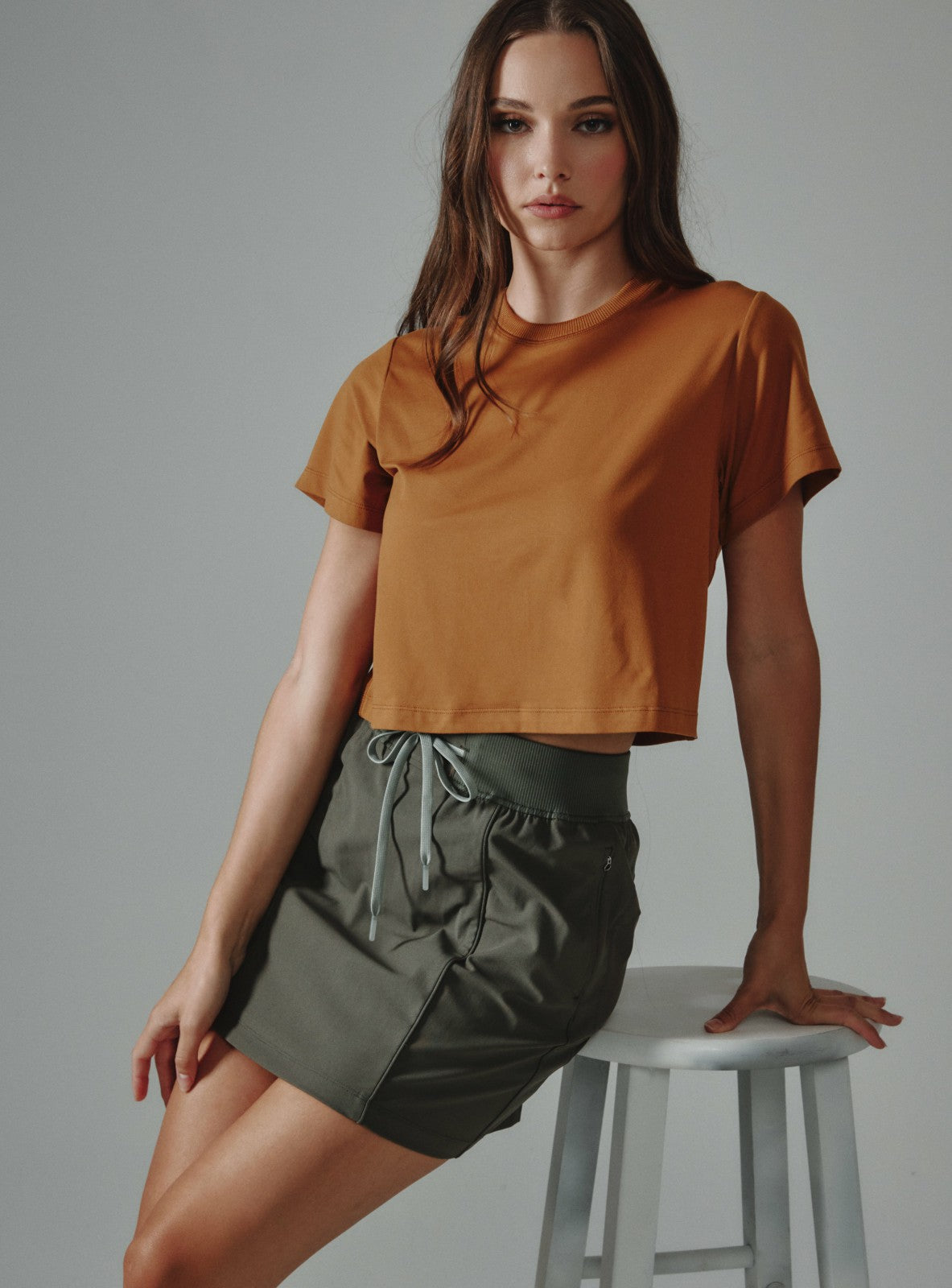 7Diamonds Core Relaxed Crop Crew Tee