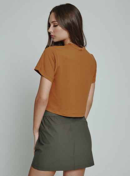 7Diamonds Core Relaxed Crop Crew Tee