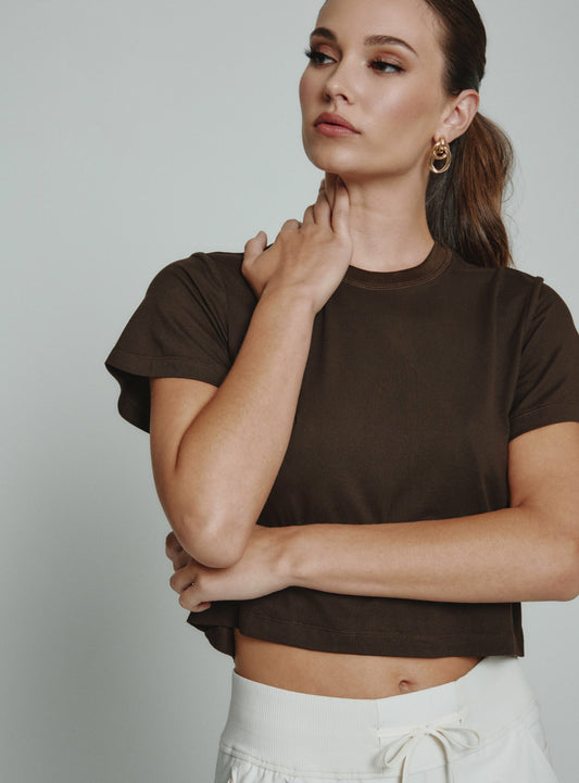 7Diamonds Core Relaxed Crop Crew Tee