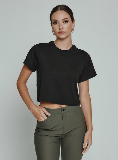 7Diamonds Core Relaxed Crop Crew Tee