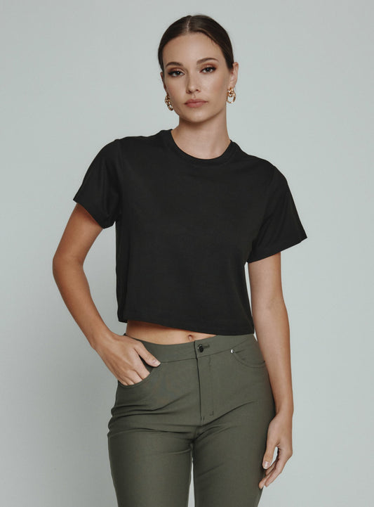 7Diamonds Core Relaxed Crop Crew Tee