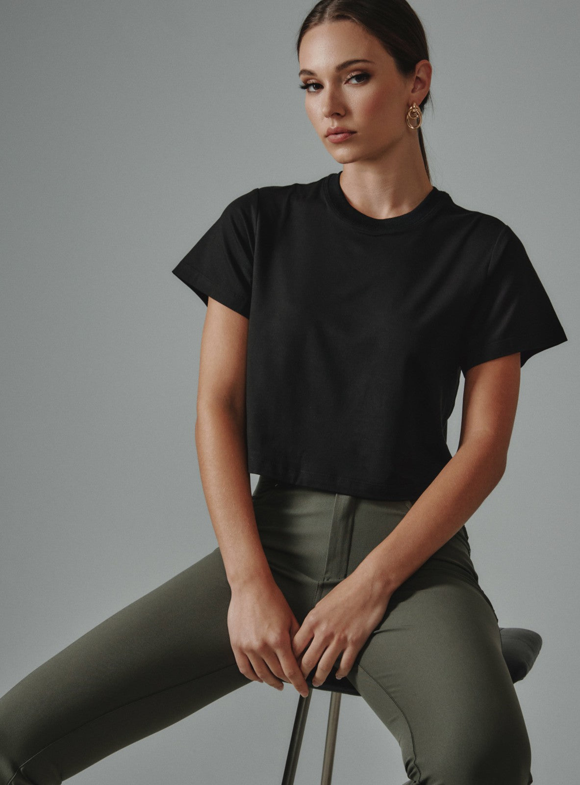 7Diamonds Core Relaxed Crop Crew Tee