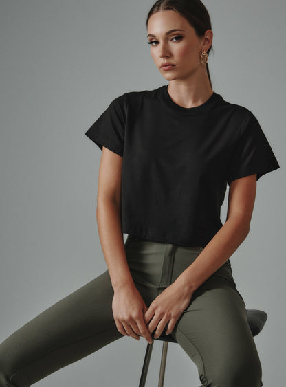 7Diamonds Core Relaxed Crop Crew Tee
